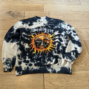 Sublime Tie Dye Sweat Shirt Size Small‎
